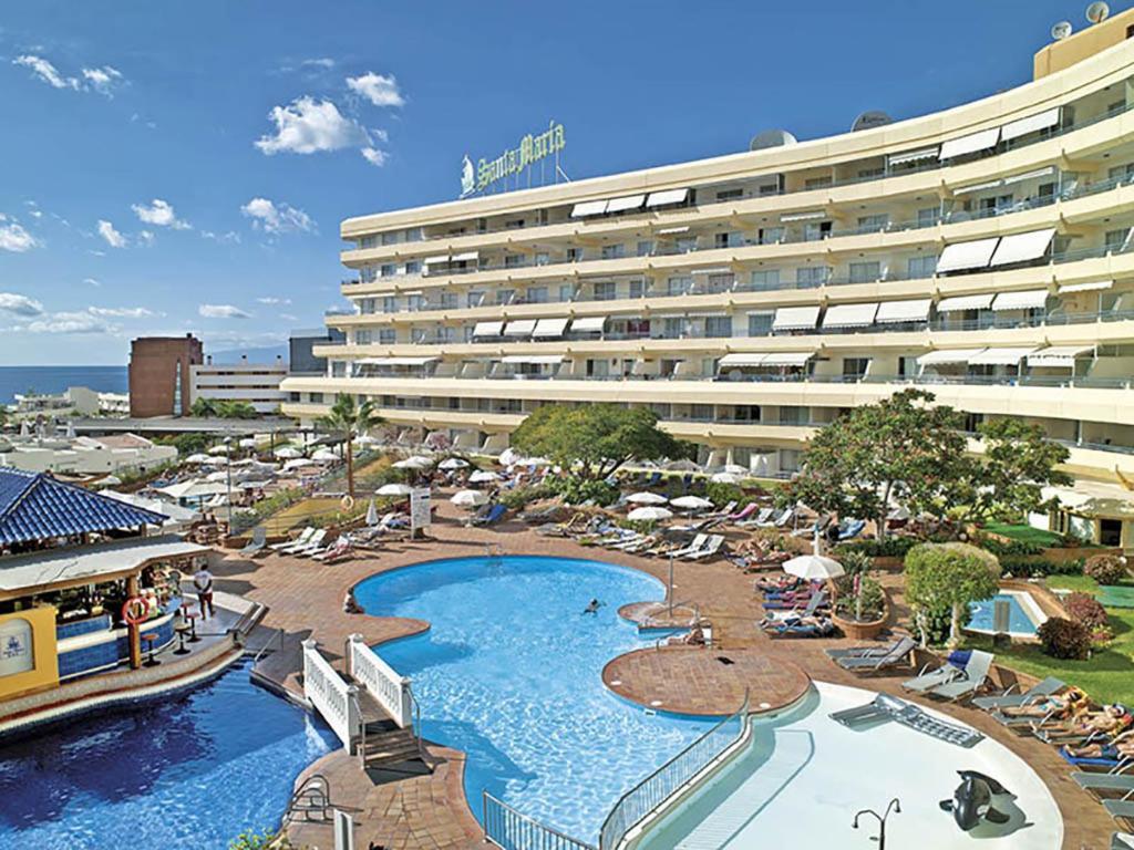 Sea View Studio Apartment In Santa Maria Adeje Bagian luar foto